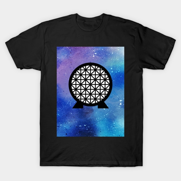 Spaceship Earth Colorful T-Shirt by FandomTrading